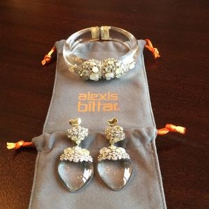 Alexis Bittar bracelet and earrings